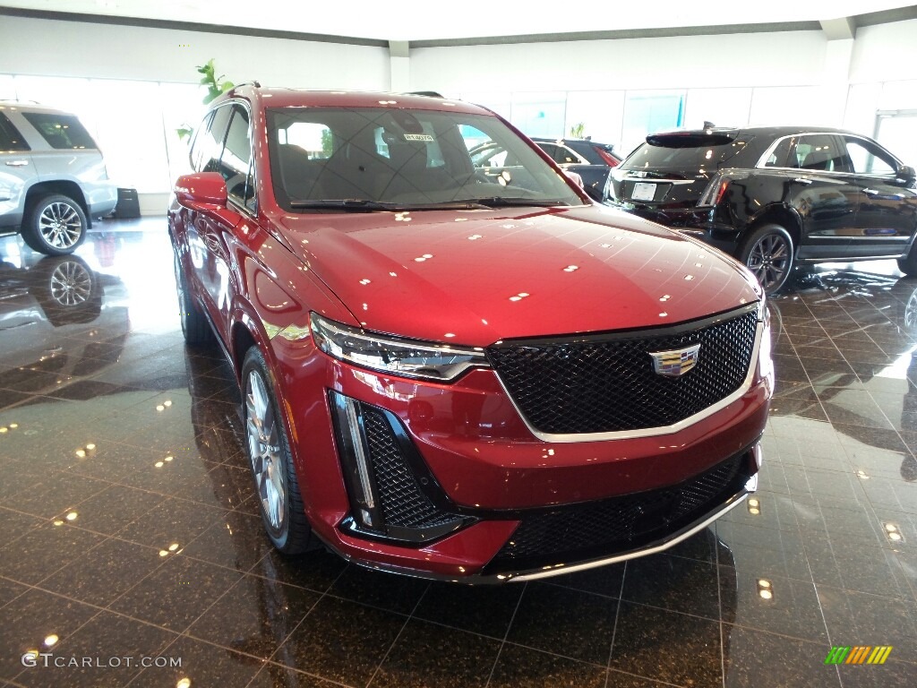 Red Horizon Tintcoat 2020 Cadillac XT6 Sport AWD Exterior Photo #134603706
