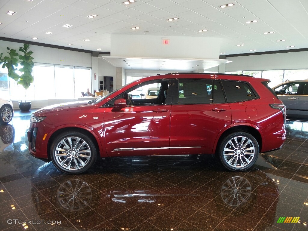 Red Horizon Tintcoat 2020 Cadillac XT6 Sport AWD Exterior Photo #134603730