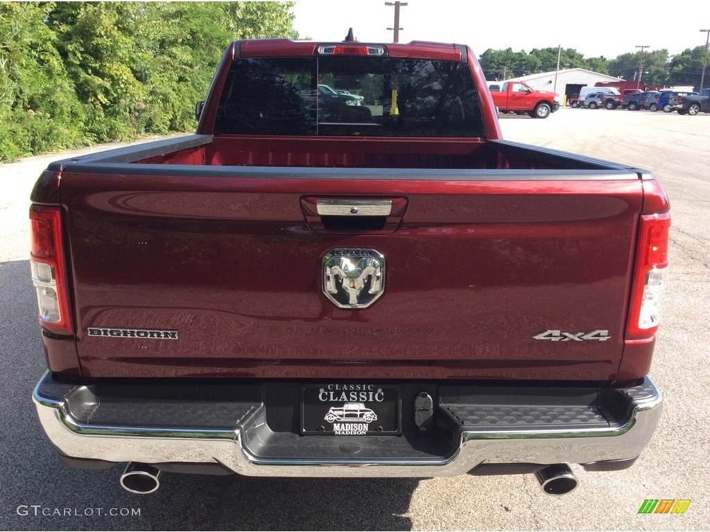 2019 1500 Big Horn Quad Cab 4x4 - Delmonico Red Pearl / Black/Diesel Gray photo #8