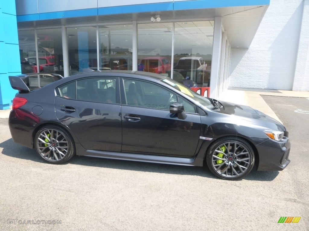 Dark Gray Metallic 2018 Subaru WRX STI Exterior Photo #134606529