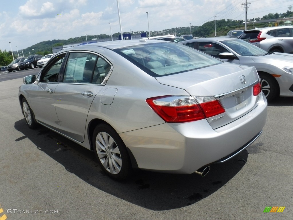 2014 Accord EX-L V6 Sedan - Alabaster Silver Metallic / Gray photo #8