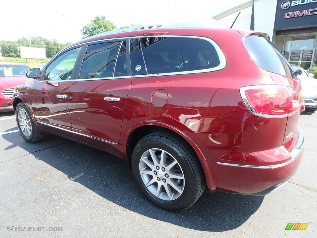 2016 Enclave Leather AWD - Crimson Red Tintcoat / Light Titanium/Dark Titanium photo #12