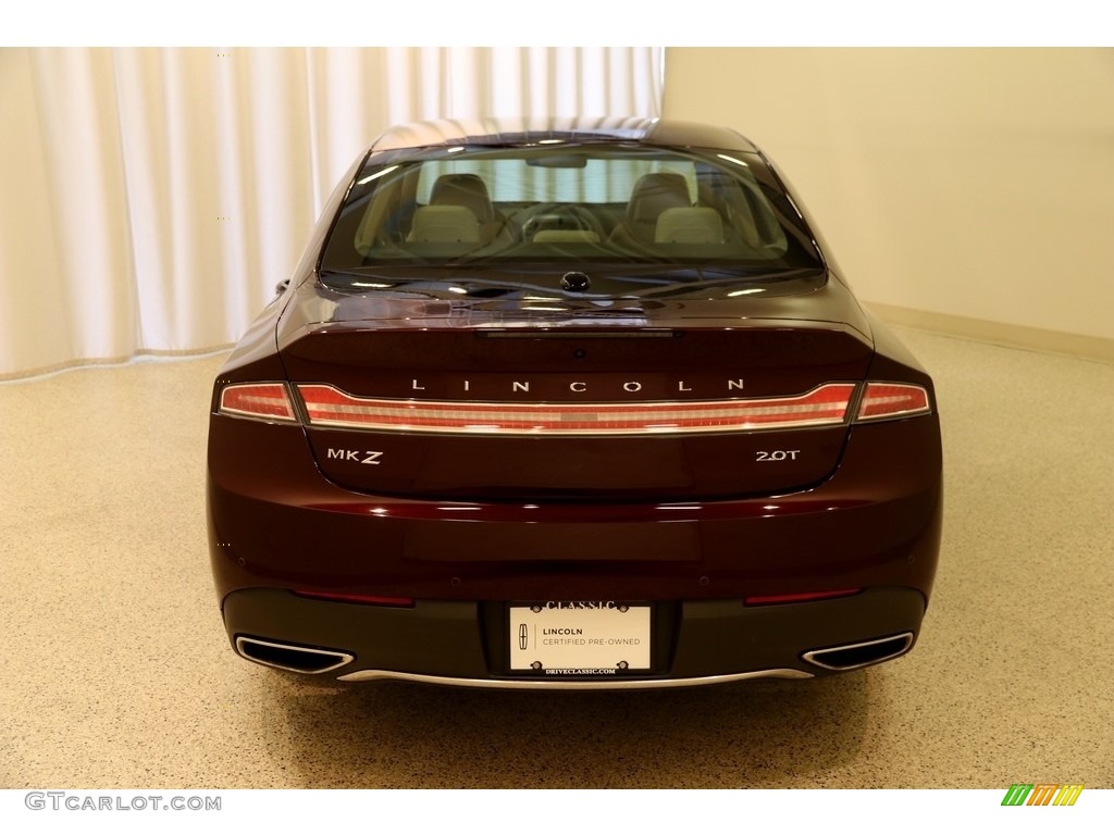 2017 MKZ Reserve - Burgundy Velvet / Cappuccino photo #23