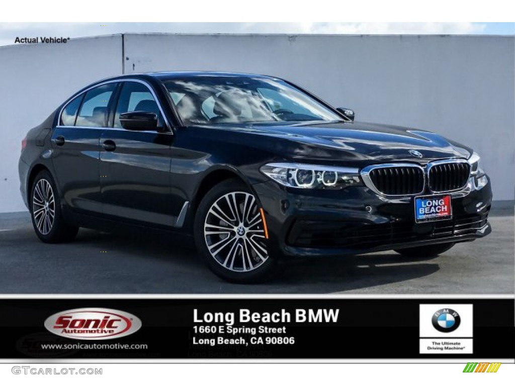 2019 5 Series 540i Sedan - Black Sapphire Metallic / Black photo #1