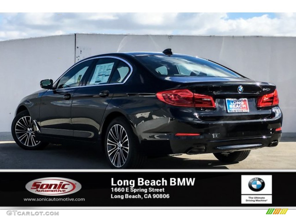 2019 5 Series 540i Sedan - Black Sapphire Metallic / Black photo #2