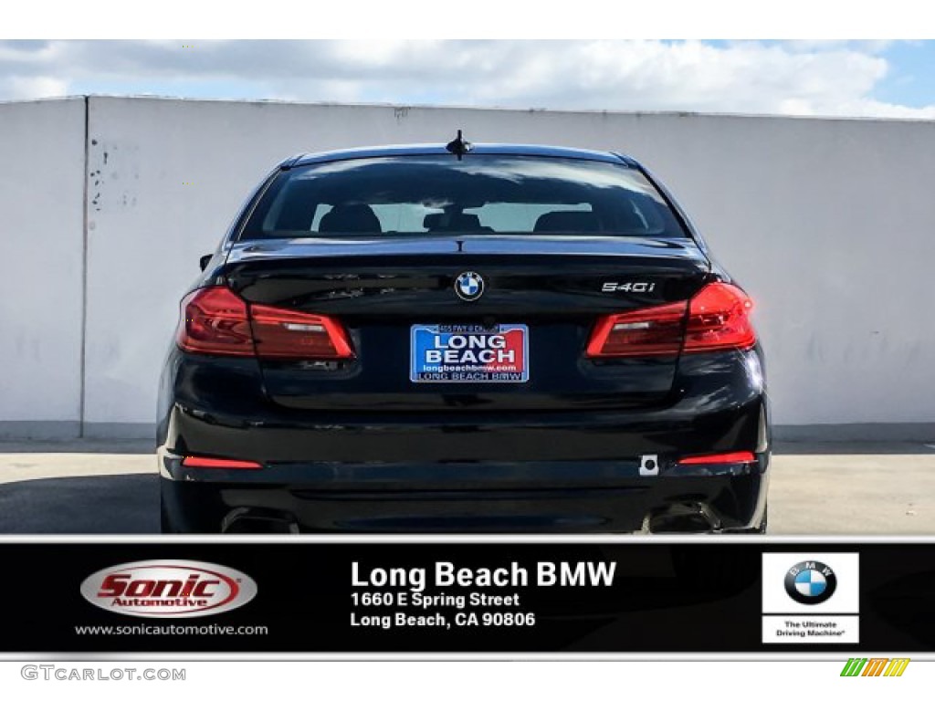 2019 5 Series 540i Sedan - Black Sapphire Metallic / Black photo #3