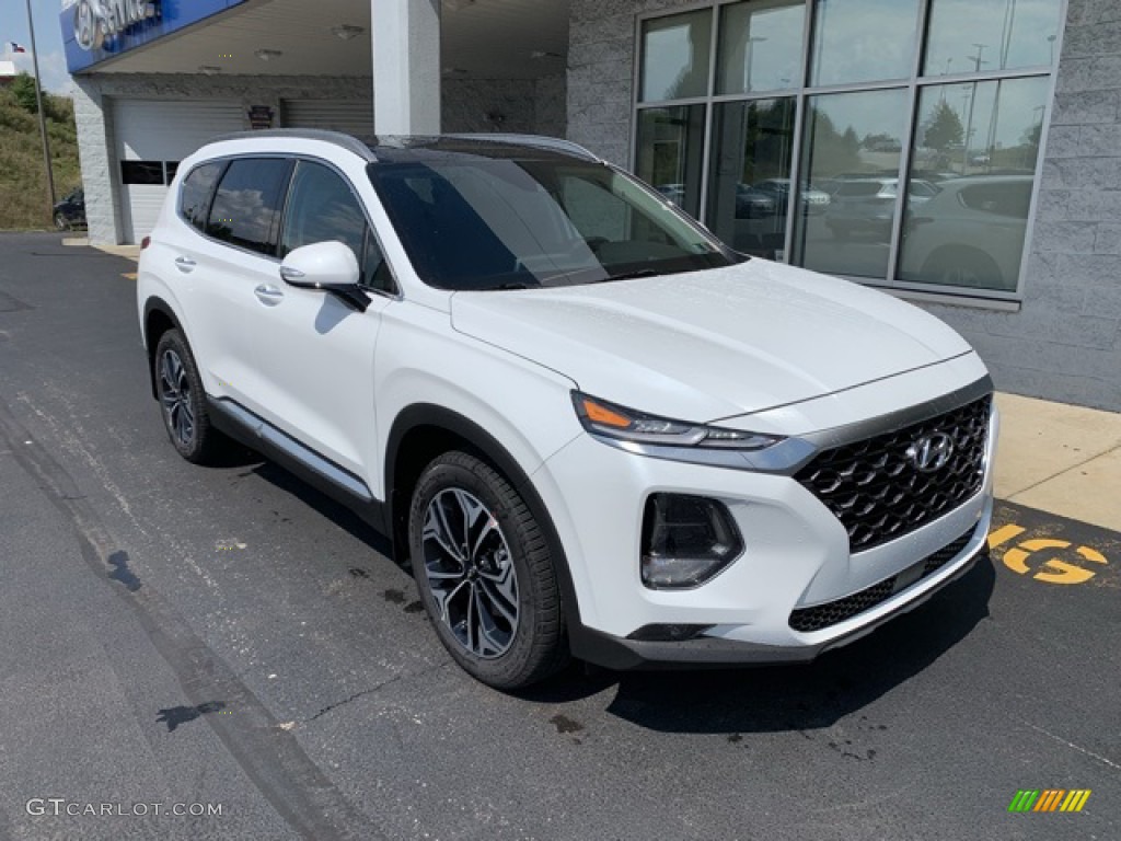 Quartz White 2020 Hyundai Santa Fe SEL 2.0 AWD Exterior Photo #134613588