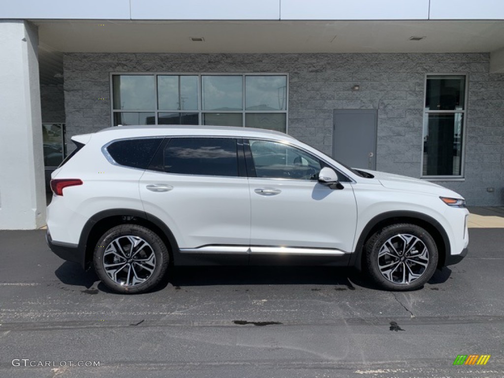 Quartz White 2020 Hyundai Santa Fe SEL 2.0 AWD Exterior Photo #134613609