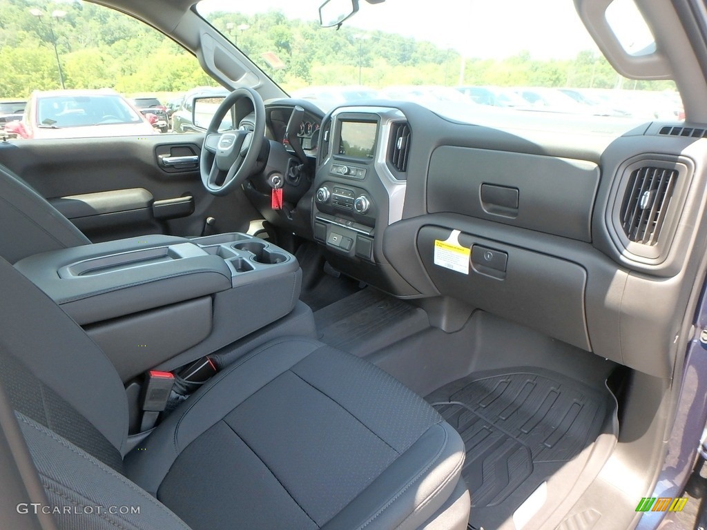 Jet Black Interior 2019 GMC Sierra 1500 Regular Cab 4WD Photo #134614977