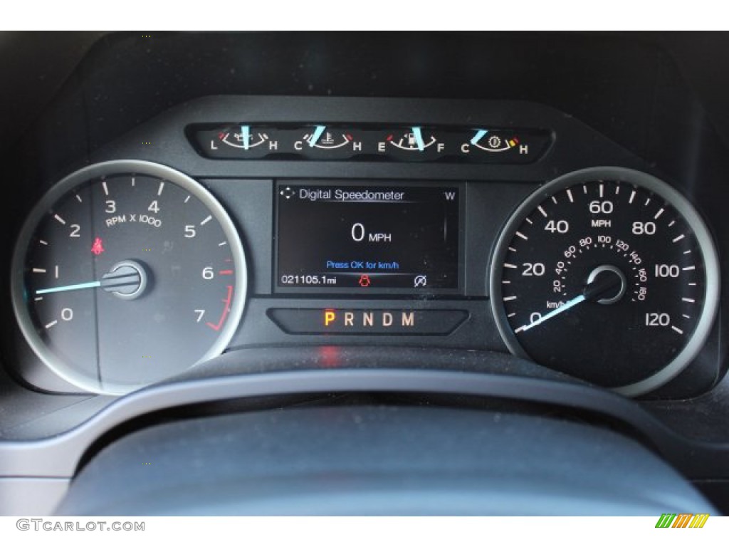 2018 F150 XLT SuperCrew - Lightning Blue / Earth Gray photo #14