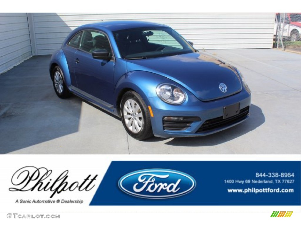 2018 Beetle S - Blue Silk Metallic / Titan Black photo #1