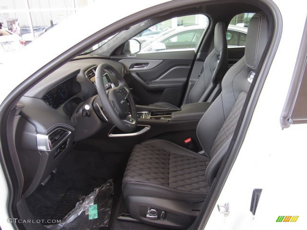 Ebony Interior 2020 Jaguar F-PACE SVR Photo #134618436