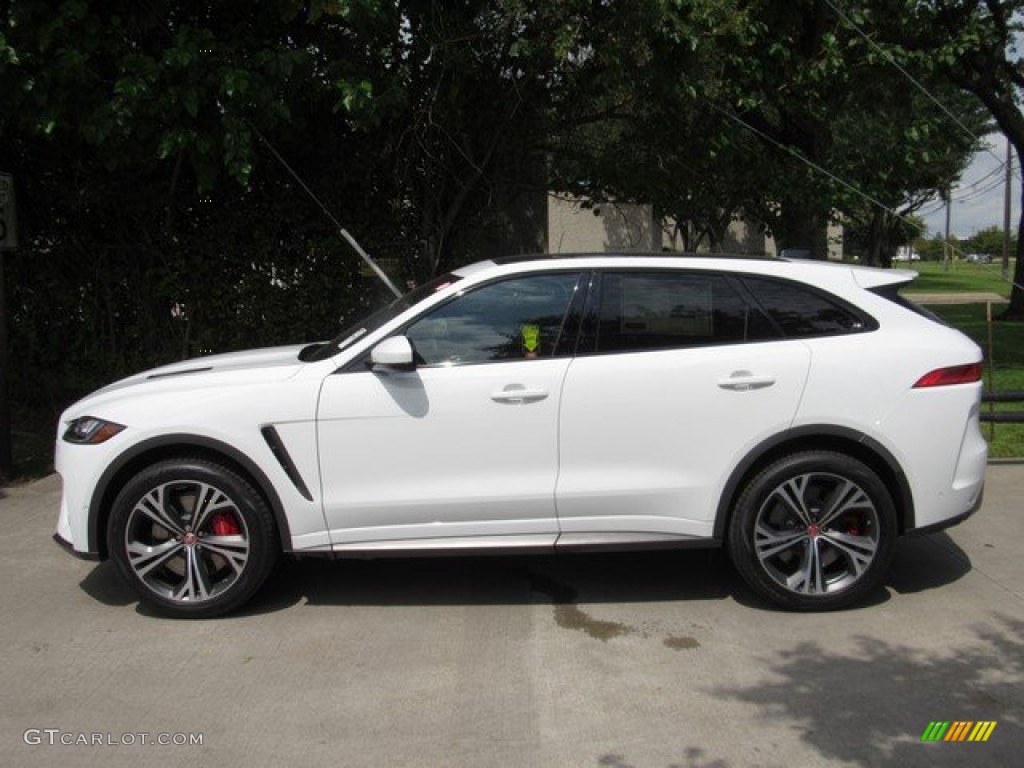 Fuji White 2020 Jaguar F-PACE SVR Exterior Photo #134618538