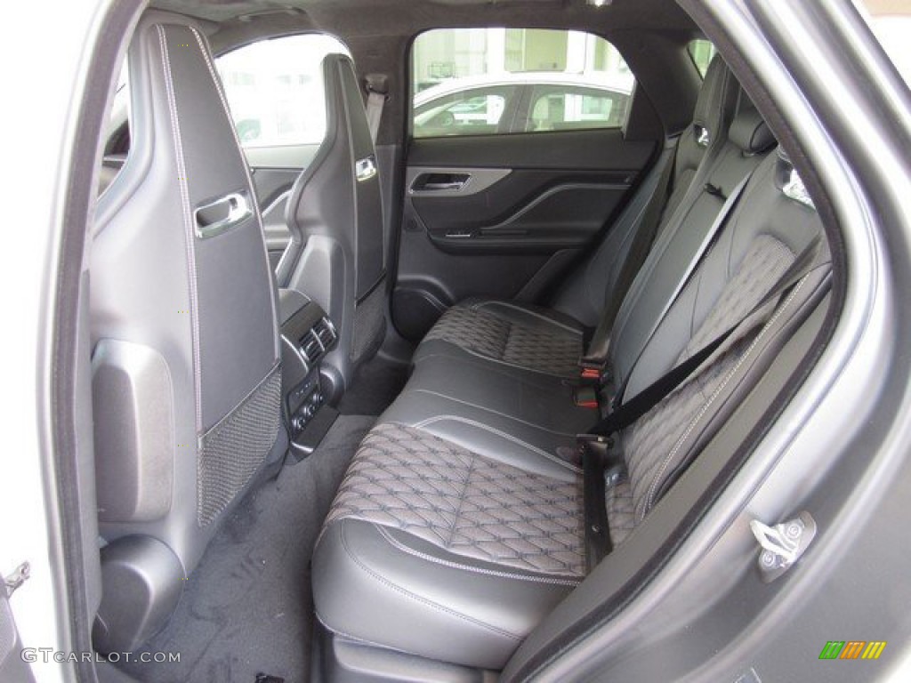 Ebony Interior 2020 Jaguar F-PACE SVR Photo #134618563