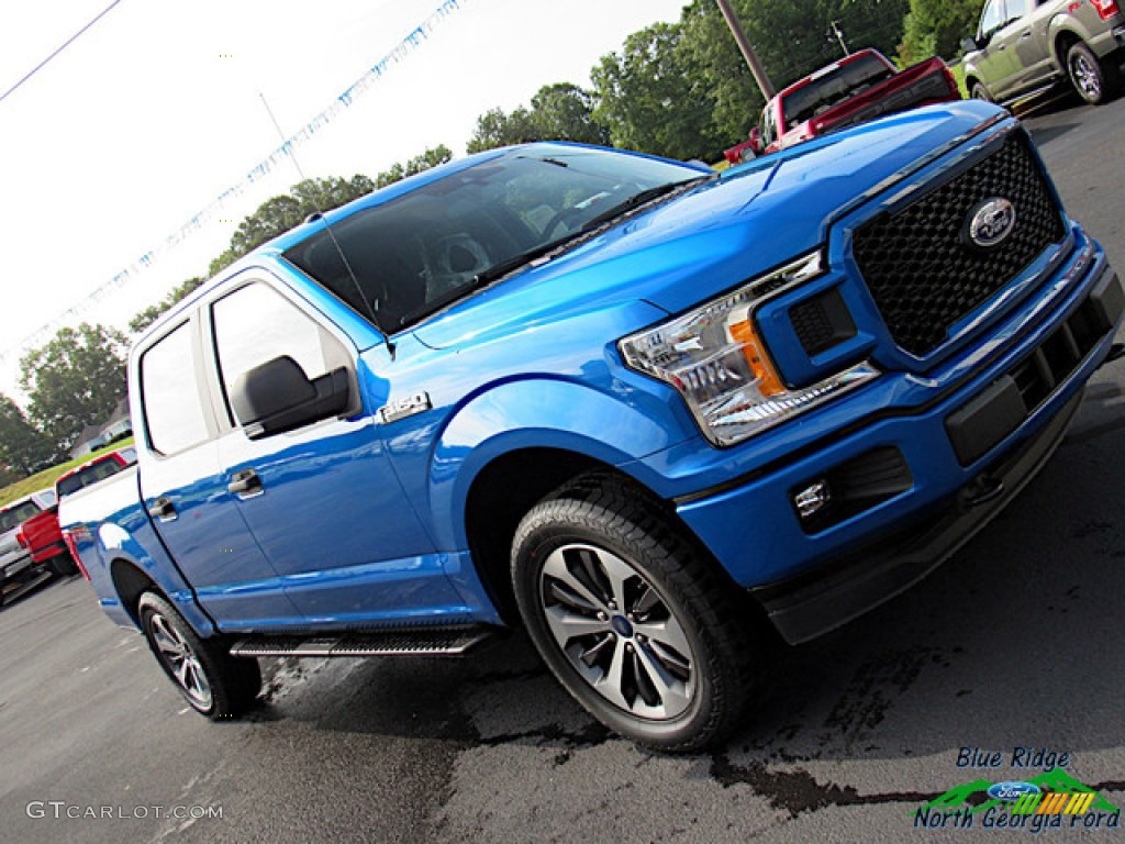 2019 F150 STX SuperCrew 4x4 - Velocity Blue / Black photo #30