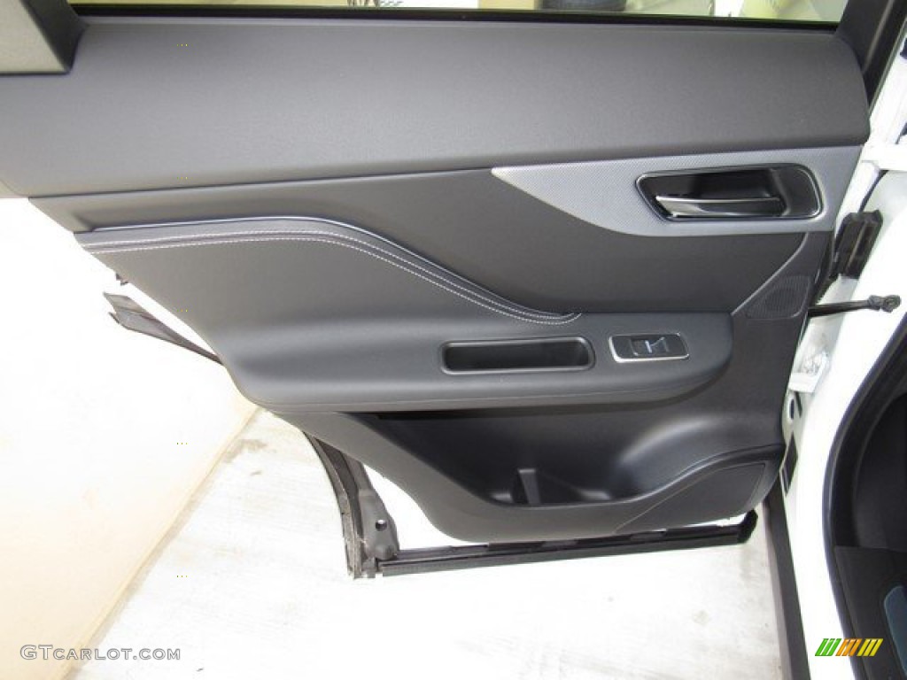 2020 Jaguar F-PACE SVR Ebony Door Panel Photo #134618691