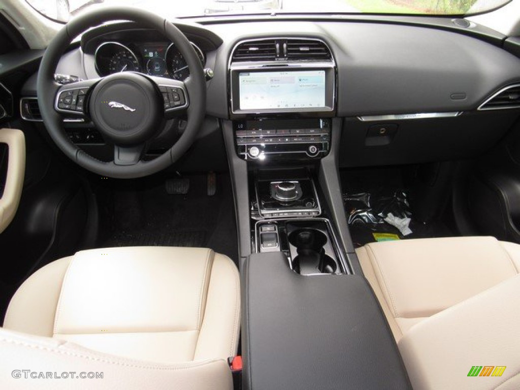 2020 Jaguar F-PACE 25t Premium Latte Dashboard Photo #134619009