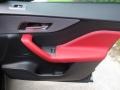 Ebony/Pimento 2020 Jaguar F-PACE 25t Checkered Flag Edition Door Panel