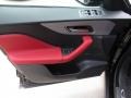 Ebony/Pimento 2020 Jaguar F-PACE 25t Checkered Flag Edition Door Panel