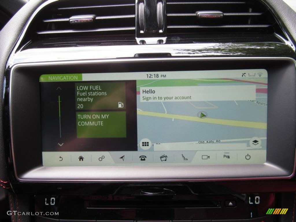 2020 Jaguar F-PACE 25t Checkered Flag Edition Navigation Photo #134620011