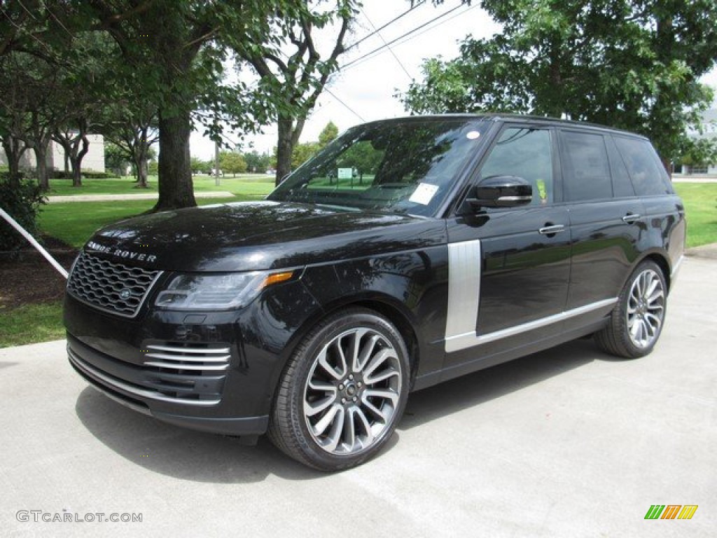 Santorini Black Metallic 2020 Land Rover Range Rover Autobiography Exterior Photo #134620215