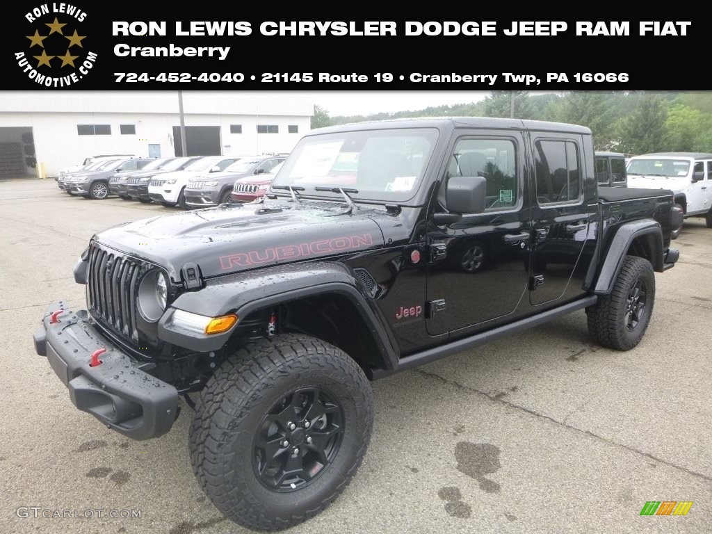 2020 Gladiator Rubicon 4x4 - Black / Black photo #1