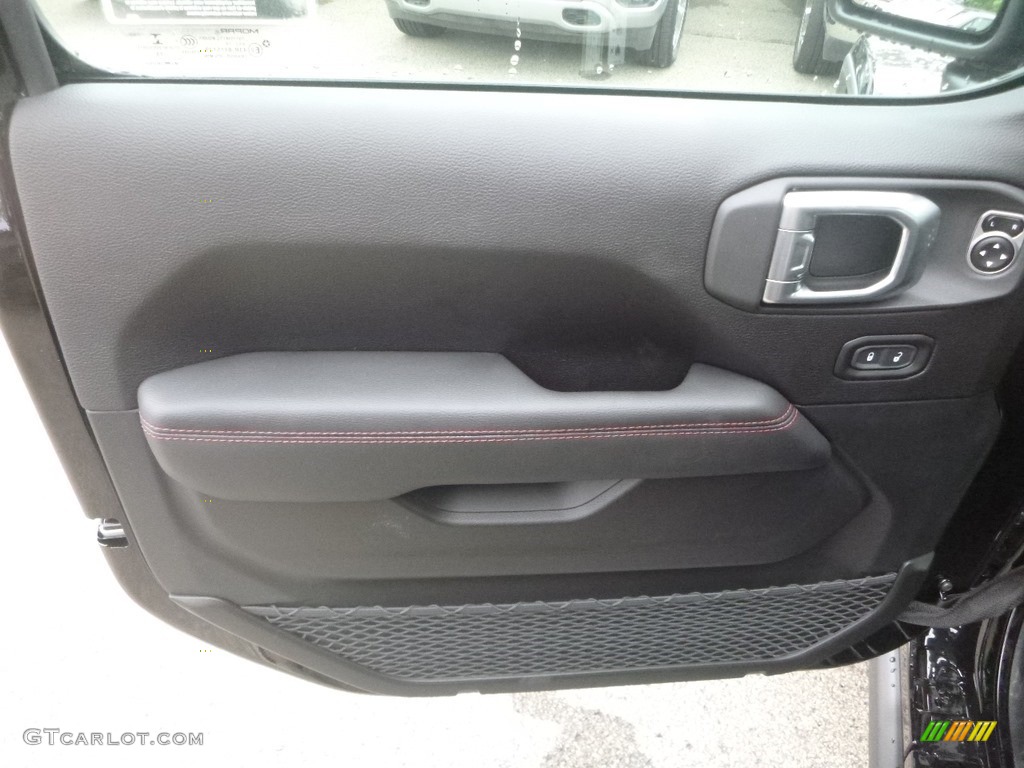 2020 Jeep Gladiator Rubicon 4x4 Black Door Panel Photo #134623685