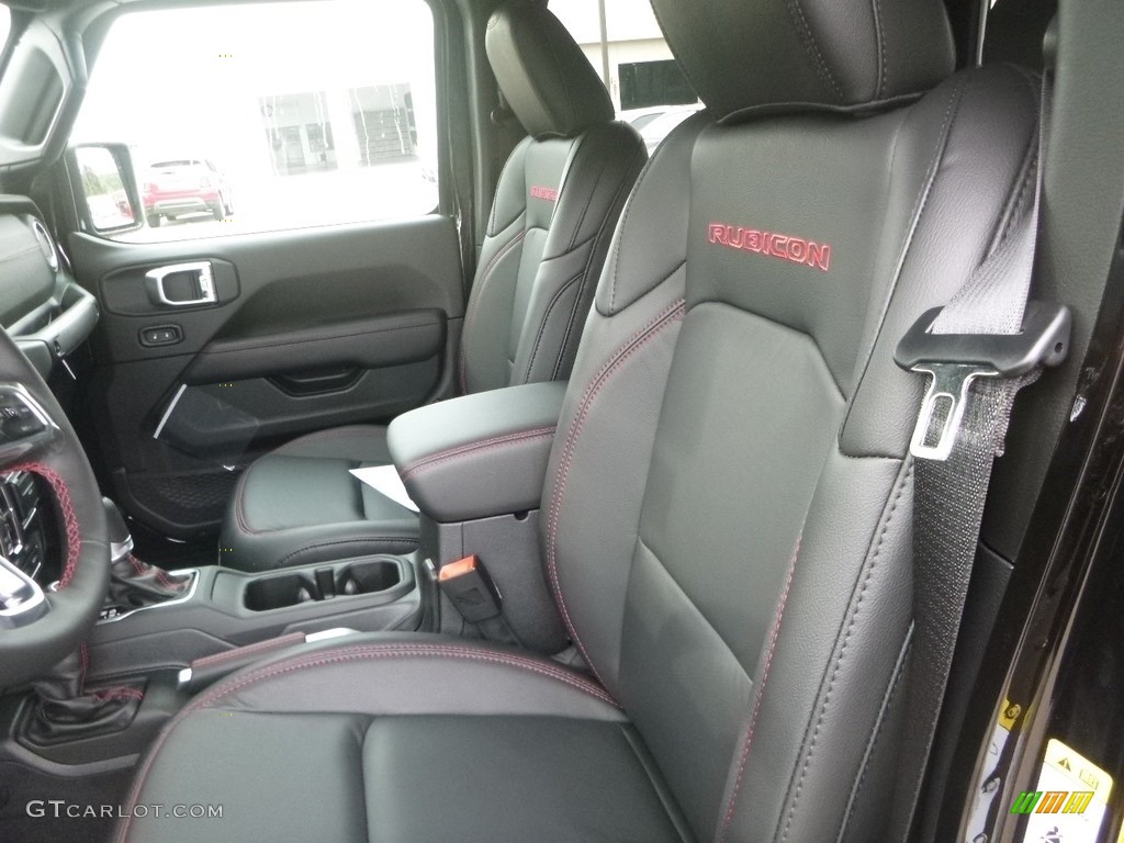 Black Interior 2020 Jeep Gladiator Rubicon 4x4 Photo #134623703