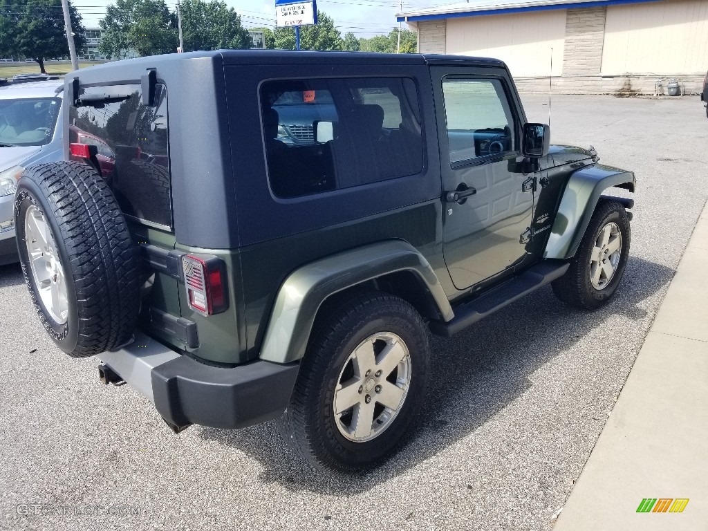 2008 Wrangler Sahara 4x4 - Rescue Green Metallic / Dark Khaki/Medium Khaki photo #5