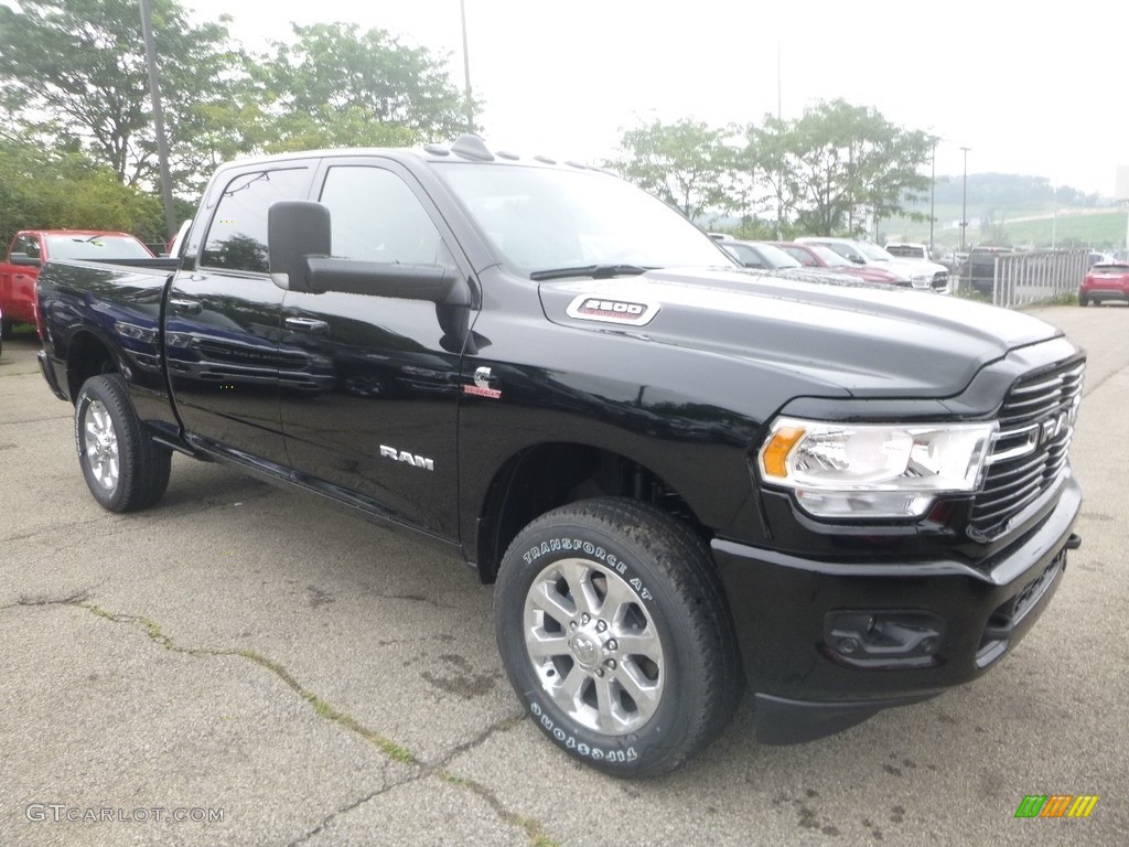 Diamond Black Crystal Pearl 2019 Ram 2500 Bighorn Crew Cab 4x4 Exterior Photo #134626109