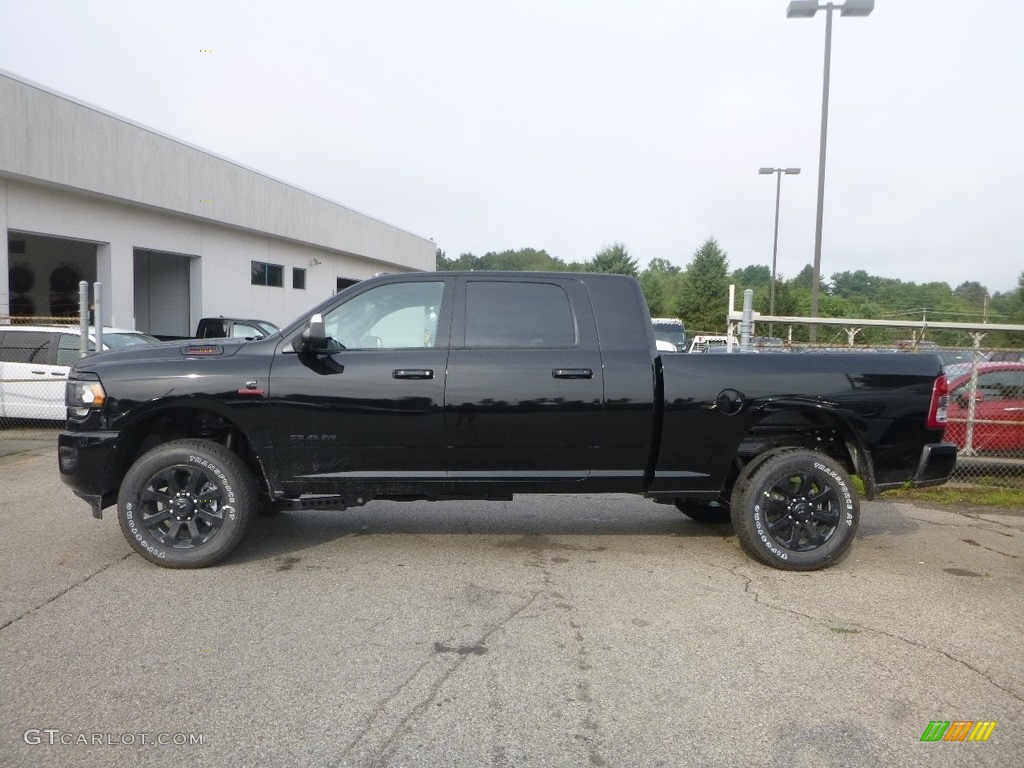 Diamond Black Crystal Pearl 2019 Ram 2500 Bighorn Mega Cab 4x4 Exterior Photo #134626559