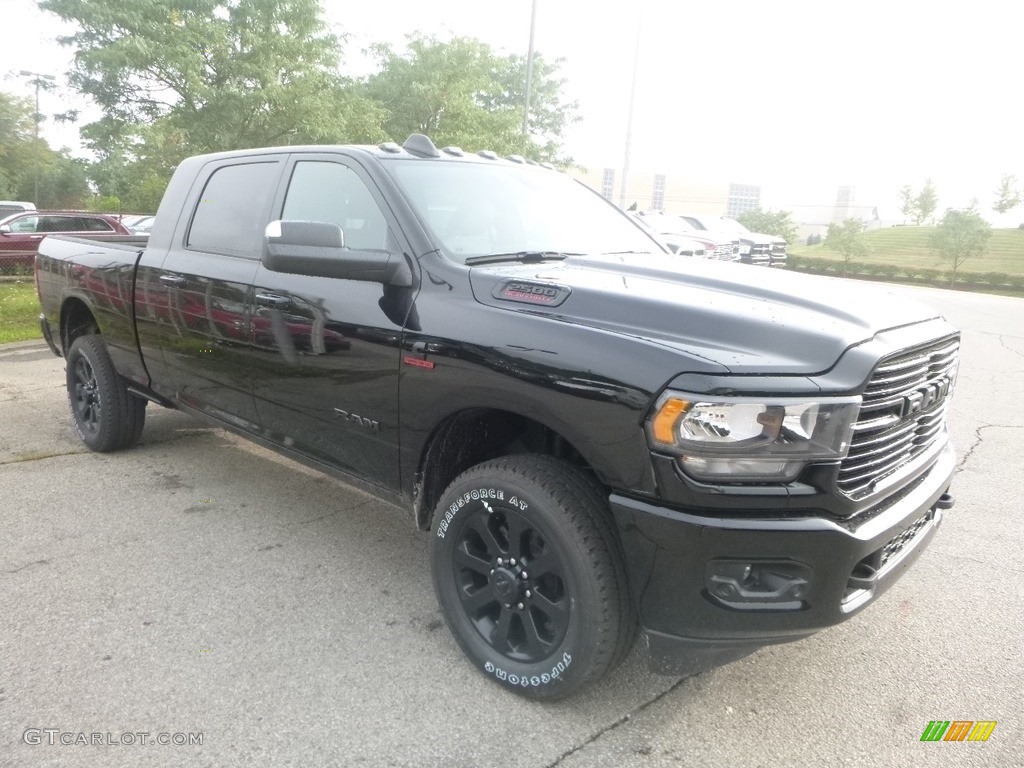 Diamond Black Crystal Pearl 2019 Ram 2500 Bighorn Mega Cab 4x4 Exterior Photo #134626712