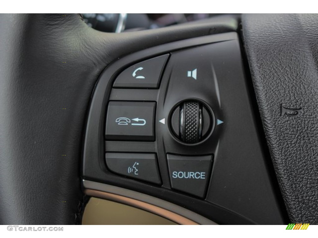 2020 Acura MDX Technology AWD Parchment Steering Wheel Photo #134626796