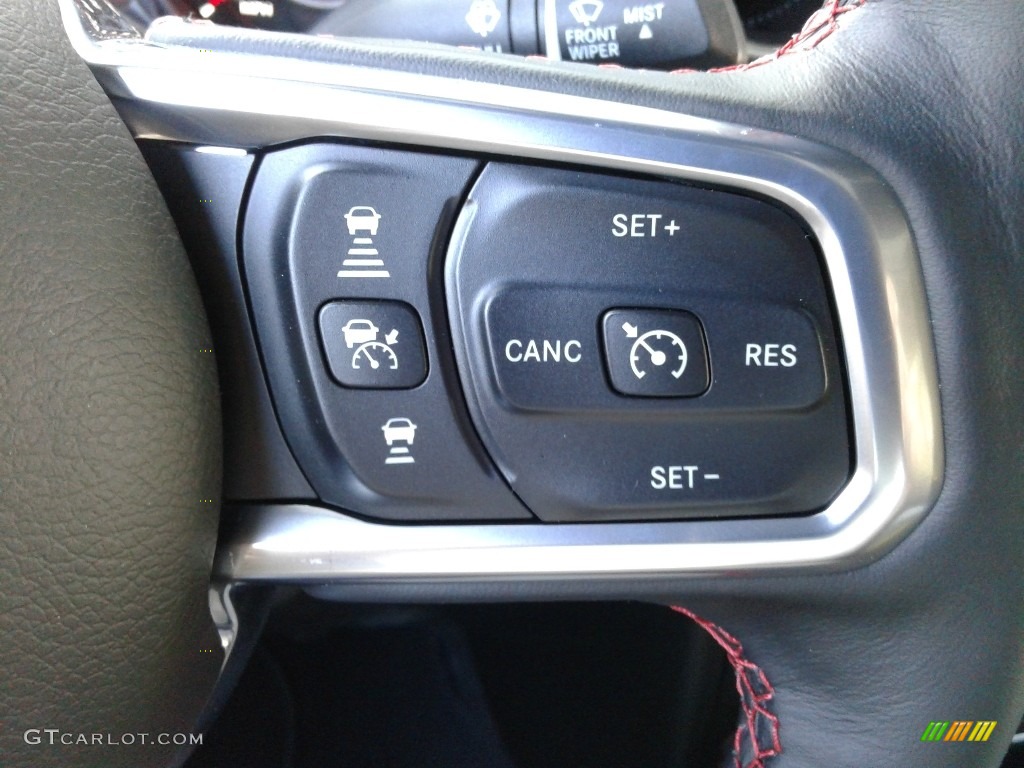2020 Jeep Gladiator Rubicon 4x4 Black Steering Wheel Photo #134627594