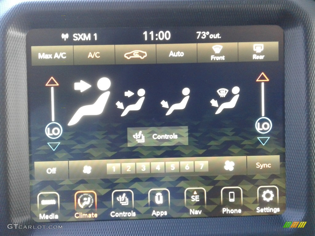 2020 Jeep Gladiator Rubicon 4x4 Controls Photo #134627747