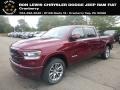 2019 Delmonico Red Pearl Ram 1500 Laramie Crew Cab 4x4  photo #1