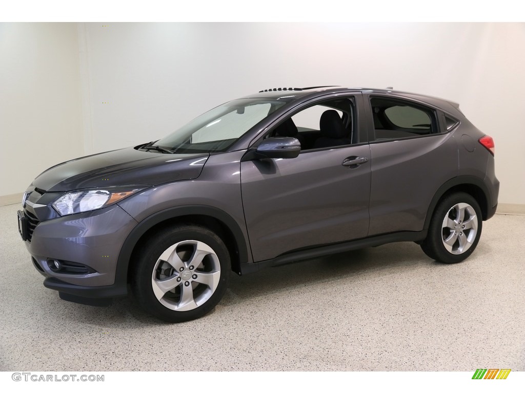 2016 HR-V EX AWD - Modern Steel Metallic / Black photo #3