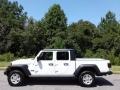 2020 Bright White Jeep Gladiator Sport 4x4  photo #1