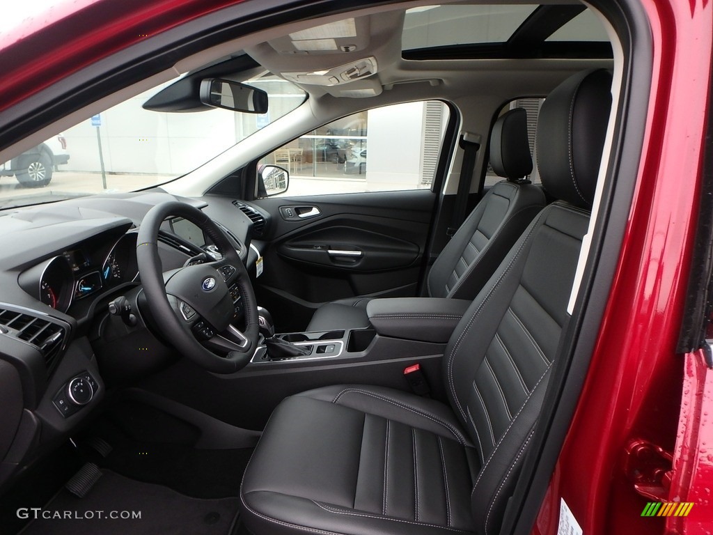 2019 Escape Titanium 4WD - Ruby Red / Chromite Gray/Charcoal Black photo #11