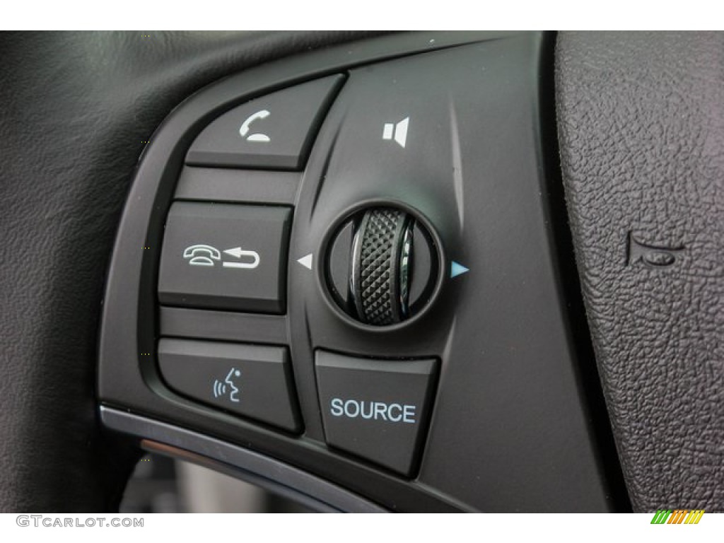 2020 Acura MDX Technology Graystone Steering Wheel Photo #134632289