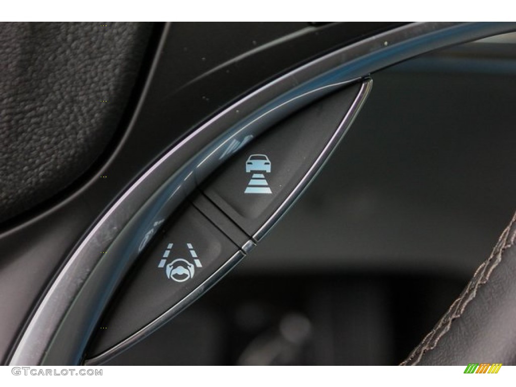 2020 Acura MDX Technology Graystone Steering Wheel Photo #134632307