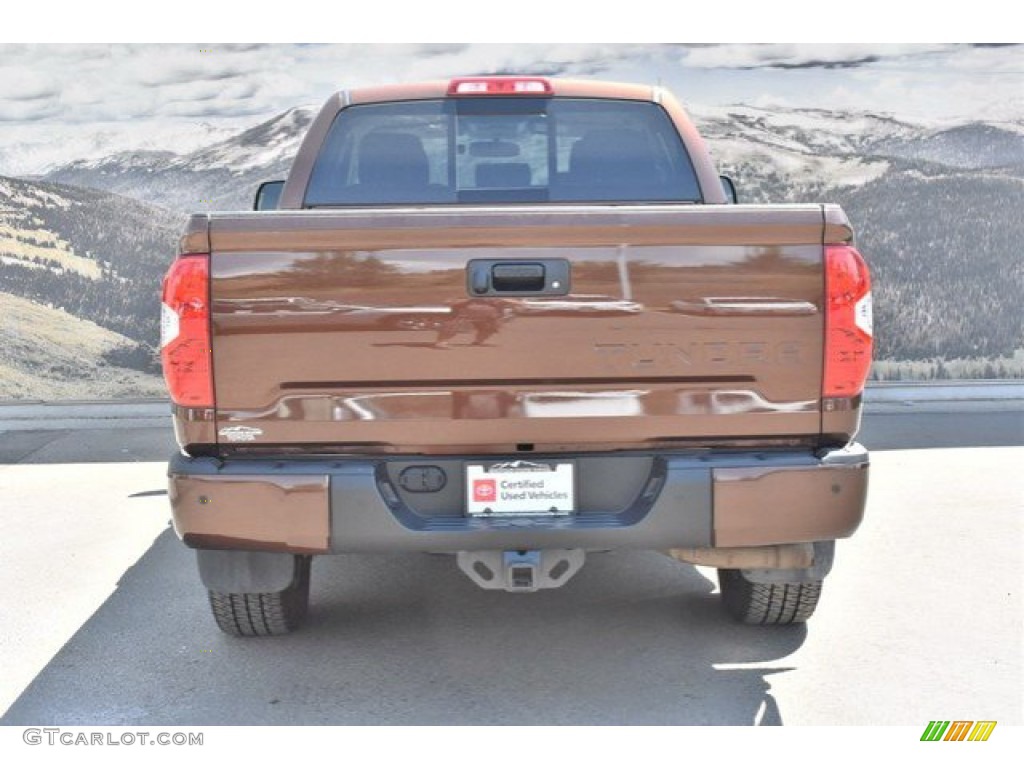 2017 Tundra SR5 Double Cab 4x4 - Sunset Bronze Mica / Black photo #8