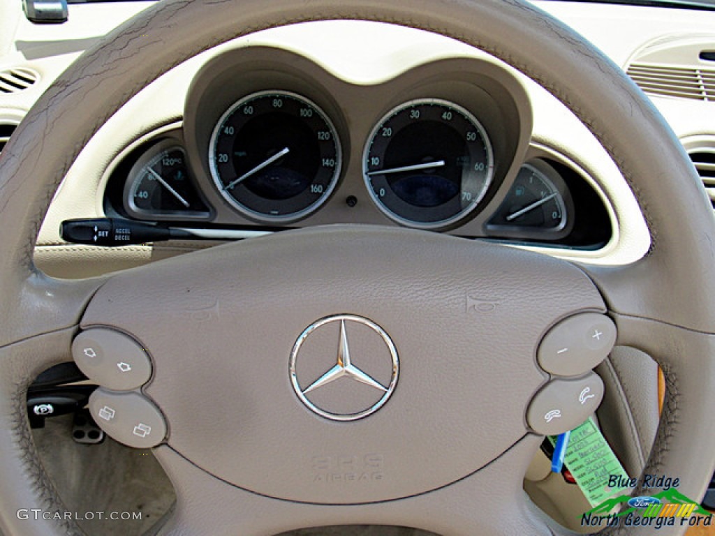 2003 SL 500 Roadster - Firemist Red Metallic / Ash photo #19