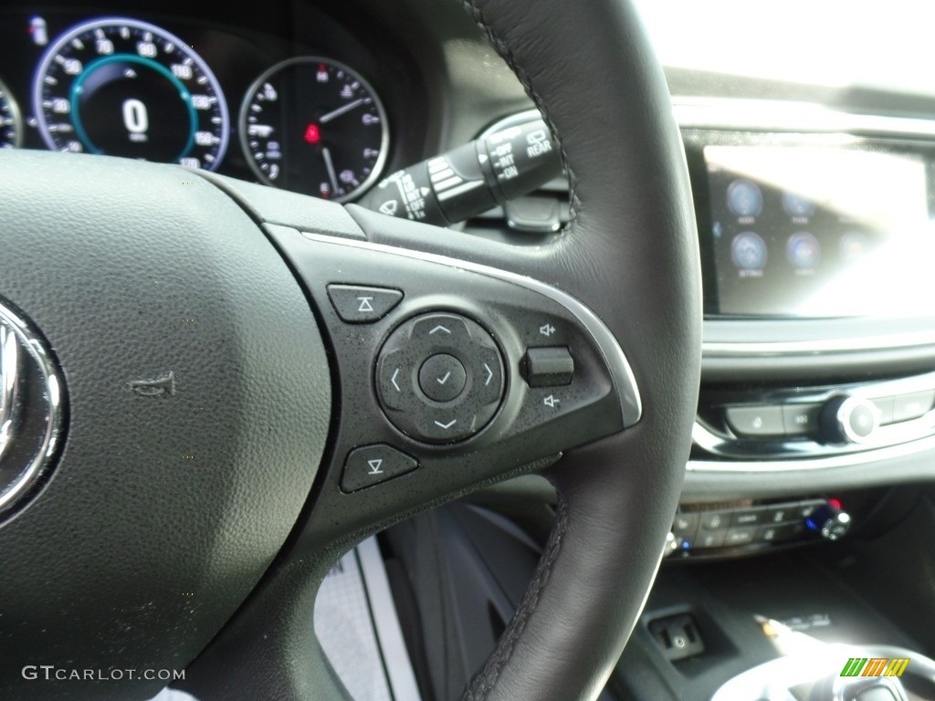 2019 Buick Enclave Avenir AWD Ebony Steering Wheel Photo #134637551