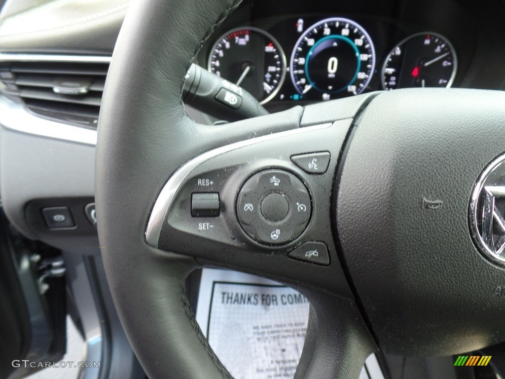2019 Buick Enclave Avenir AWD Ebony Steering Wheel Photo #134637563