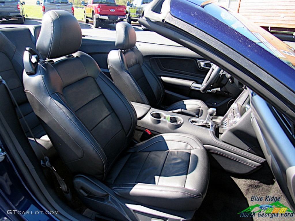 2018 Mustang EcoBoost Convertible - Kona Blue / Ebony photo #13