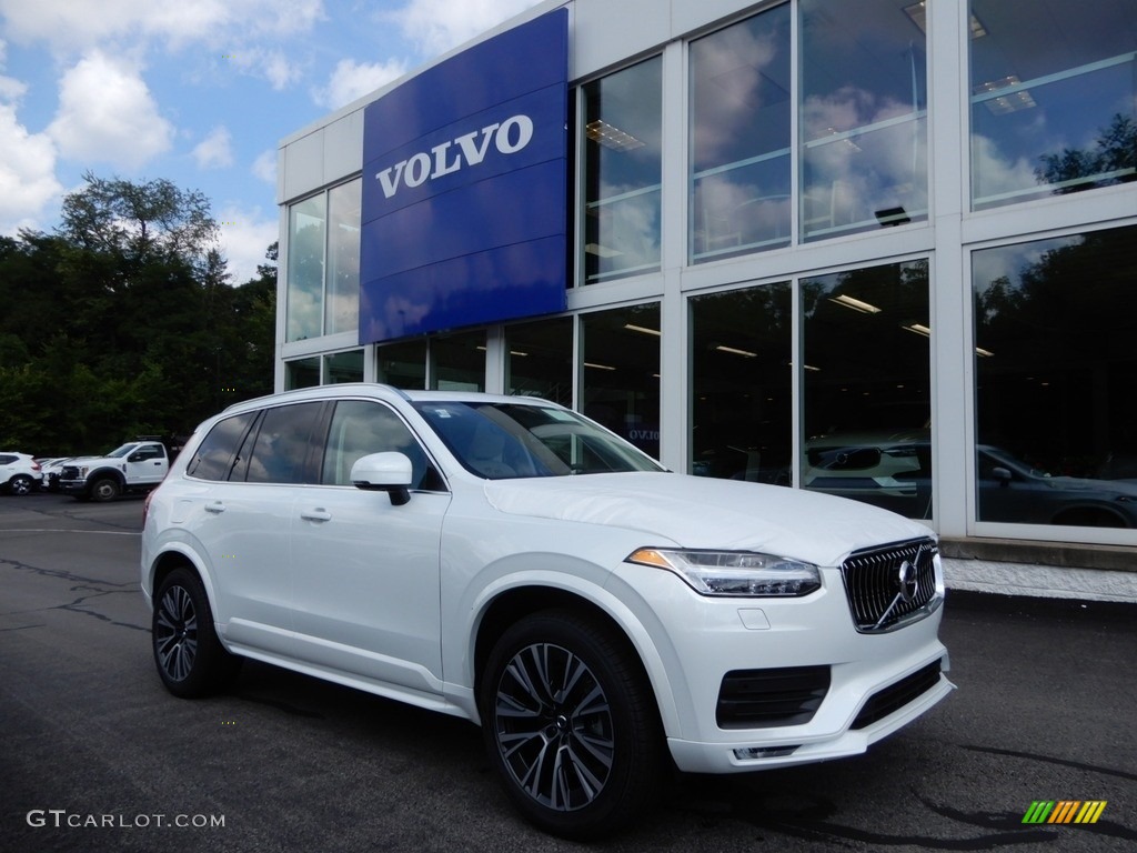 Crystal White Metallic 2020 Volvo XC90 T6 AWD Momentum Exterior Photo #134640269