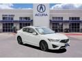 Platinum White Pearl 2019 Acura ILX A-Spec