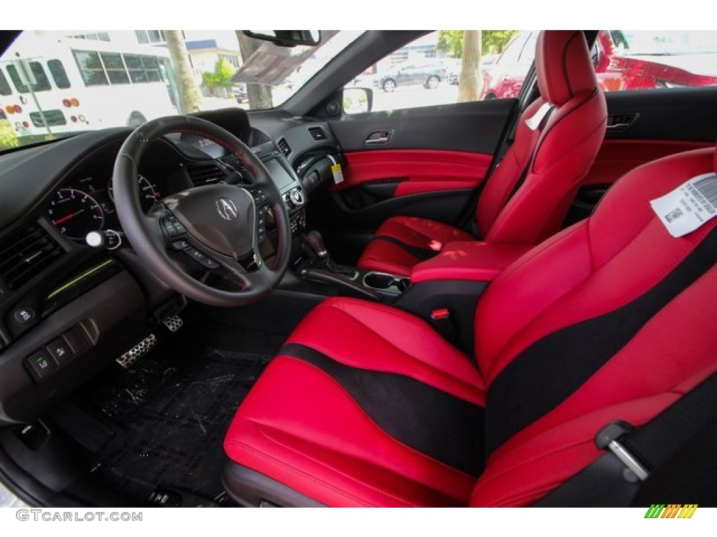 Red Interior 2019 Acura ILX A-Spec Photo #134640725