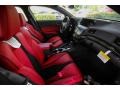 2019 Acura ILX Red Interior Front Seat Photo